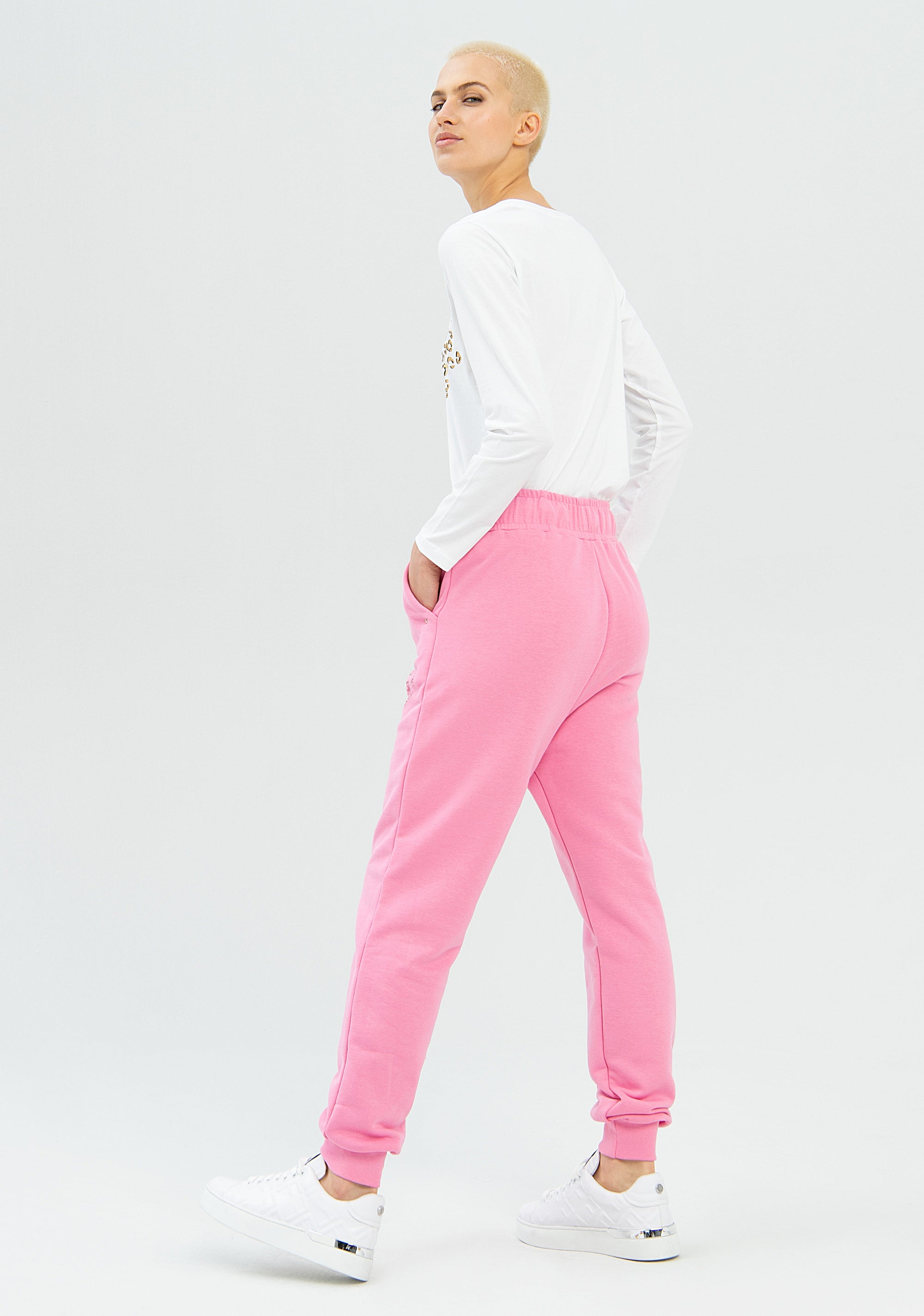 Pantalone jogger regular in felpa-FRACOMINA-FP22WV2005F408N5-226-FA-XS