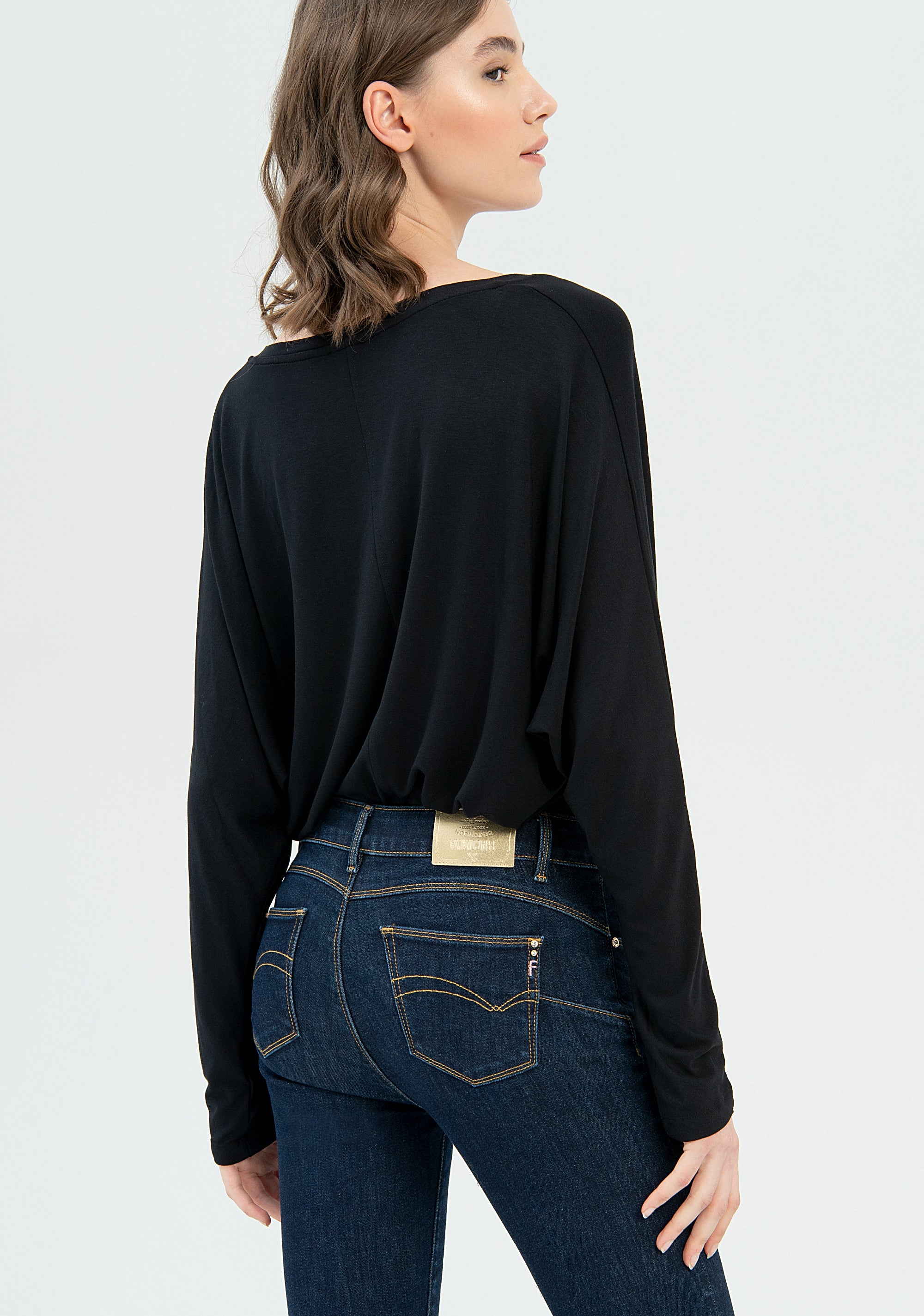 Jeans skinny effetto shape up in denim con lavaggio raw-FRACOMINA-FP22WV8007D42093-L23-JN-24