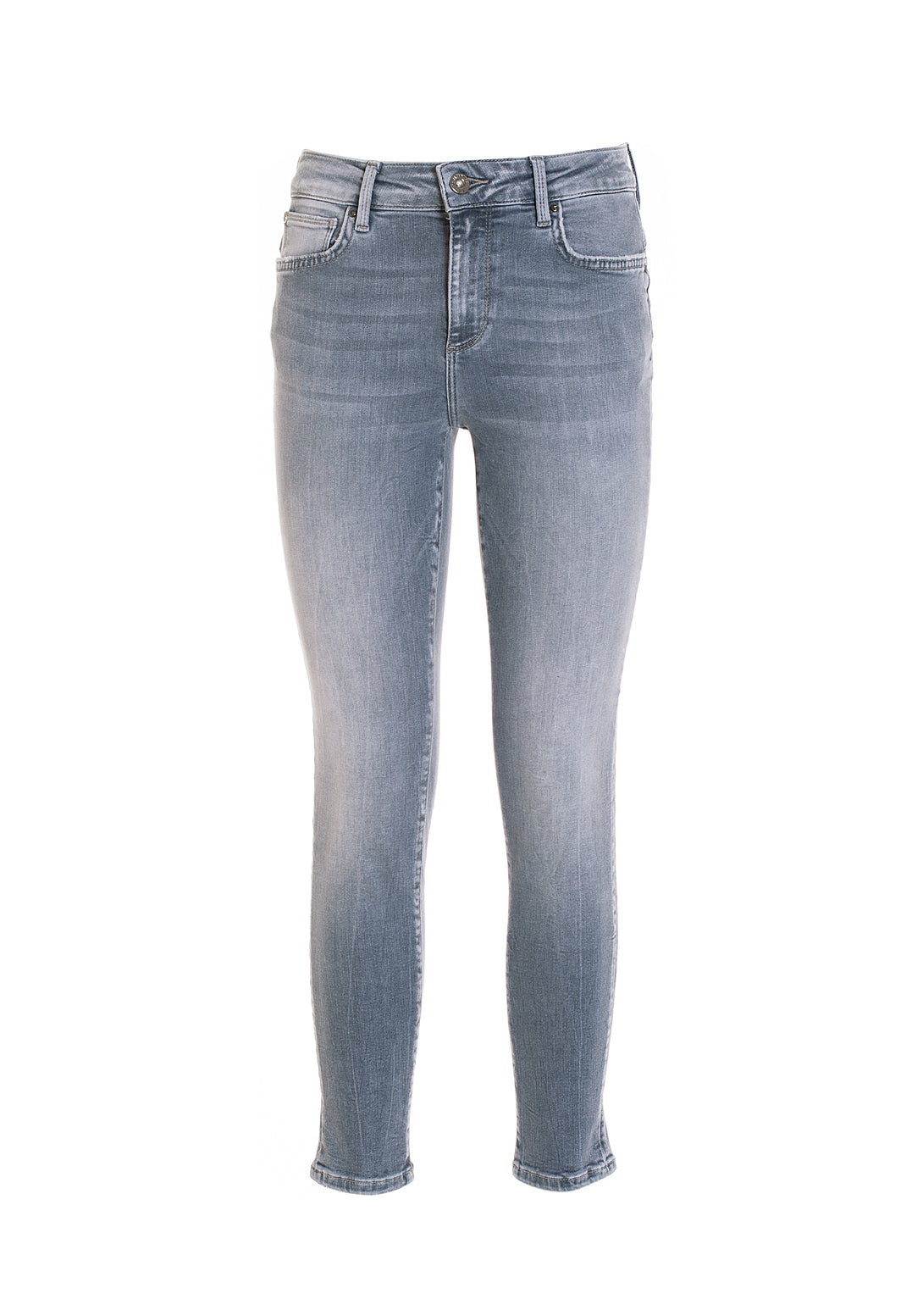 Jeans skinny effetto shape up in denim grigio con lavaggio medio-FRACOMINA-FP22WV8014D40493-156-JN-24