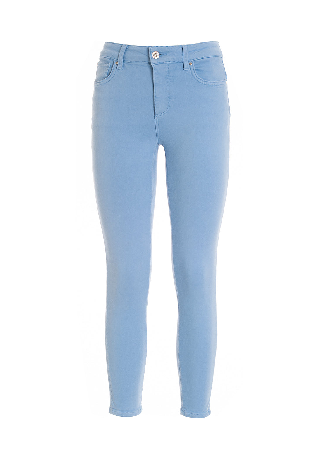 Jeans skinny effetto shape up in gabardine con lavaggio medio-FRACOMINA-FP22WV8015D41201-422-JN-24