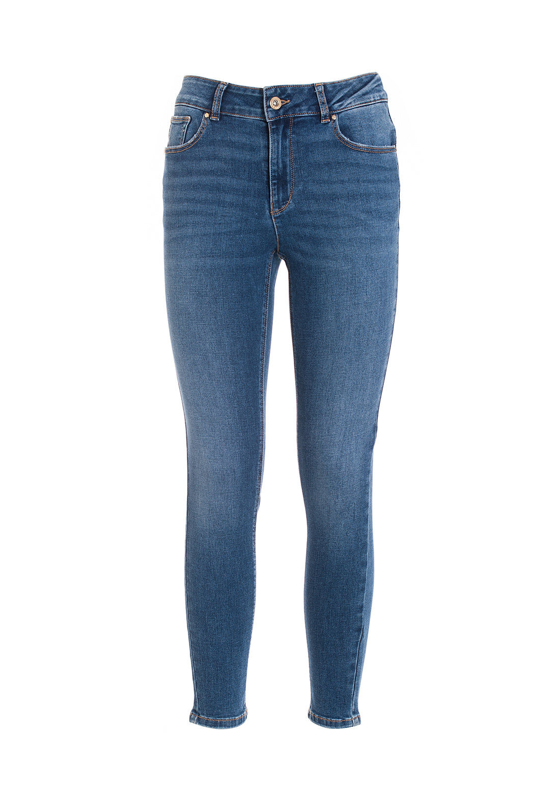 Jeans skinny effetto shape up in denim con lavaggio medio-FRACOMINA-FP22WV8019D40402-A99-JN-24