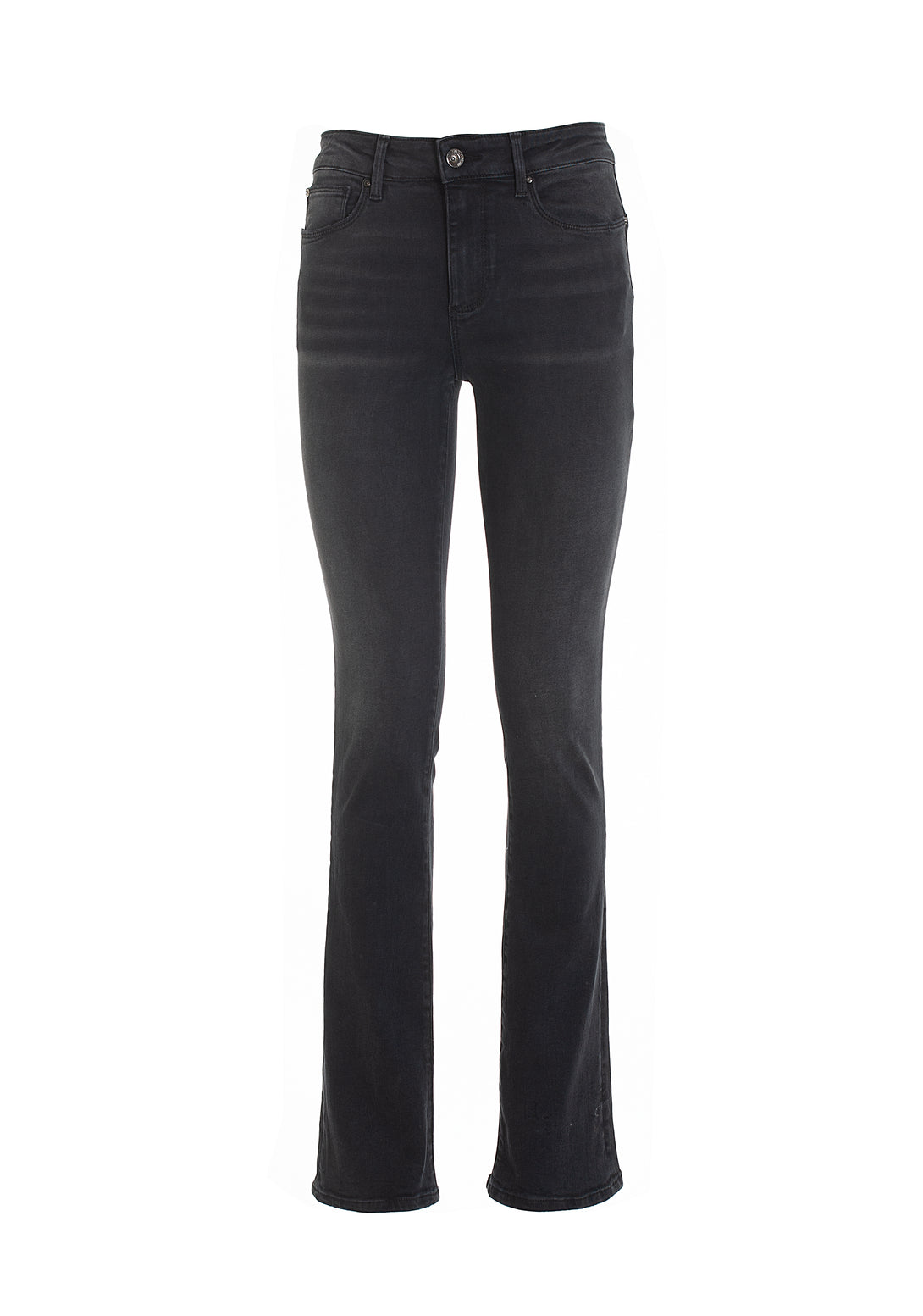 Jeans bootcut effetto shape up in denim nero con lavaggio scuro-FRACOMINA-FP22WV8026D40101-053-JN-24