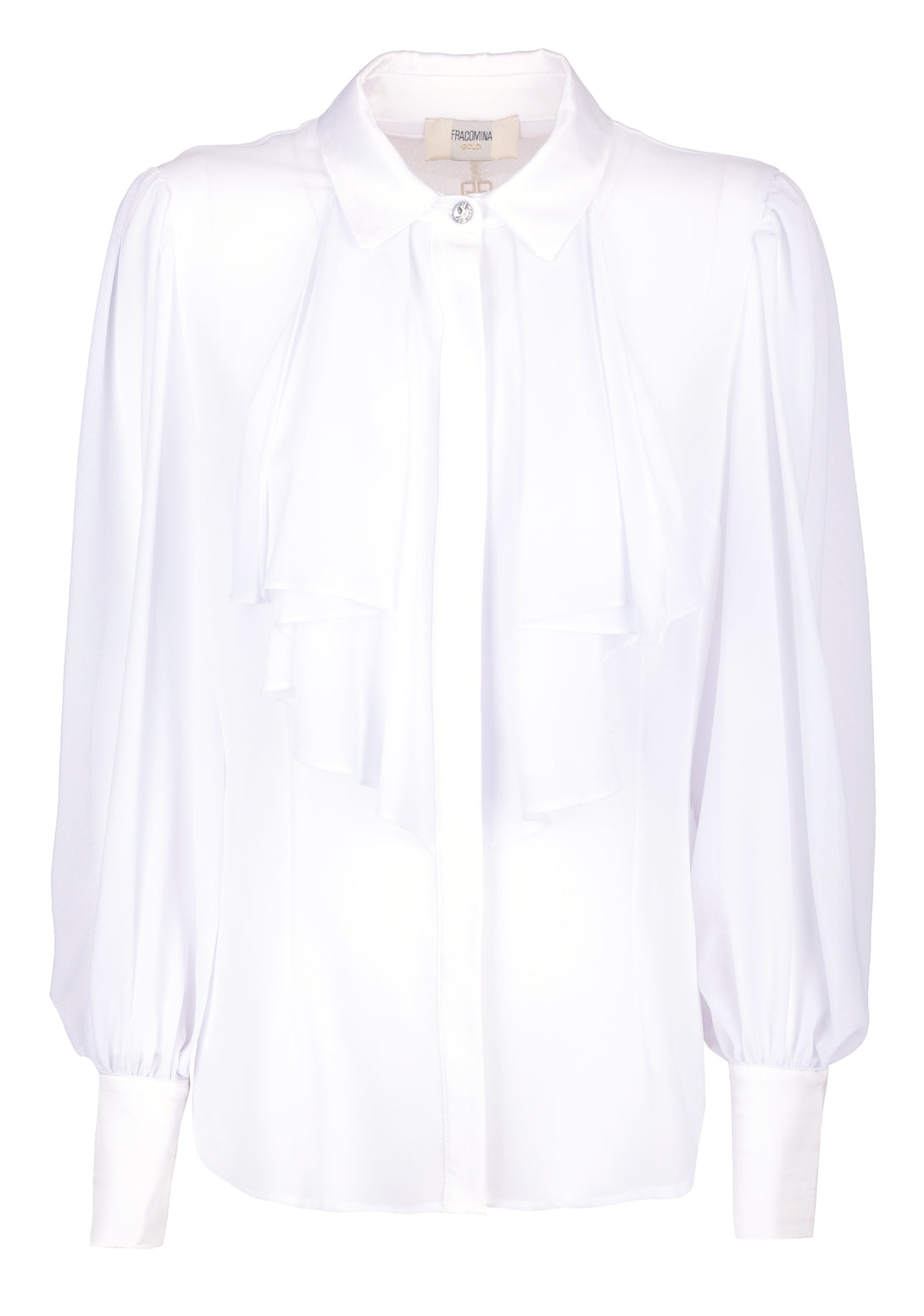 Camicia regular in georgette-FRACOMINA-FQ22WT6001W41201-278-FA-XS
