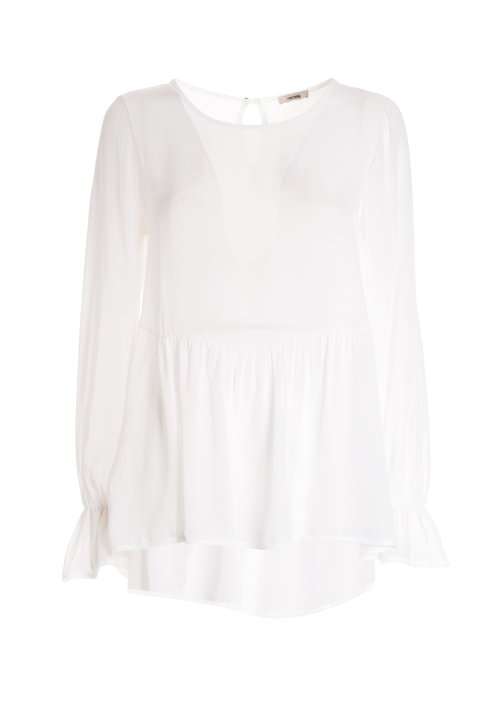 Blusa svasata in voile