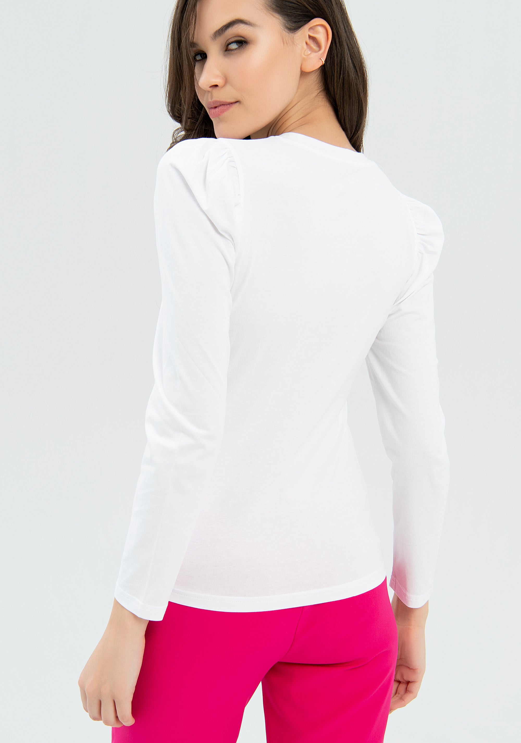 T-shirt regular in jersey di cotone stretch-FRACOMINA-FR22WT3009J40109-278-FA-XS