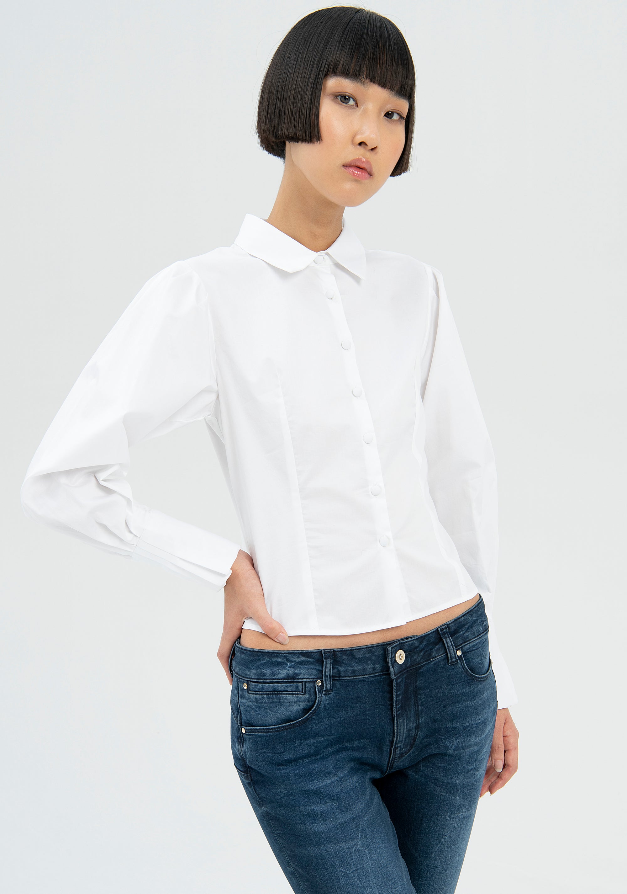 Camicia slim in popeline-FRACOMINA-FR22WT6005W40001-278-FA-XS