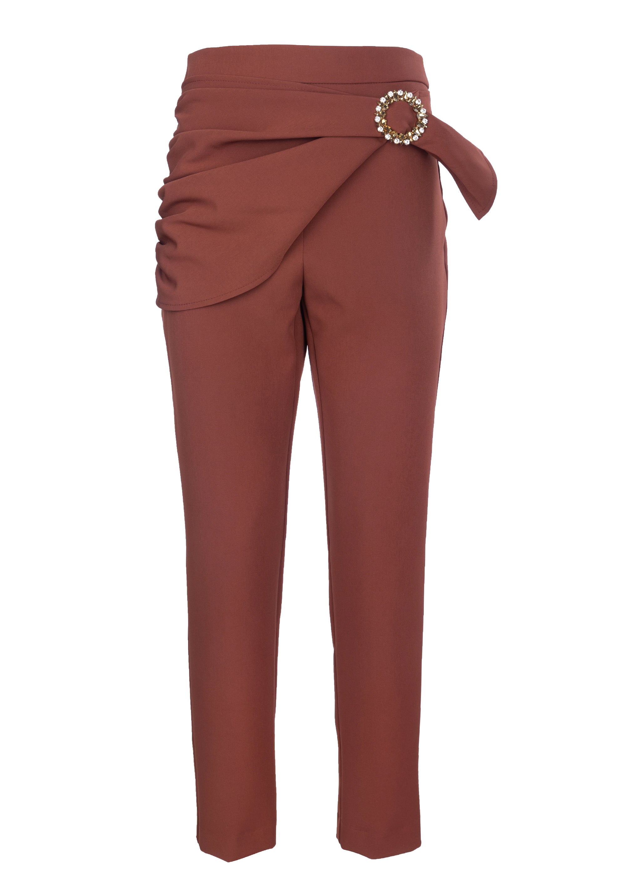 Pantalone slim in tessuto stretch