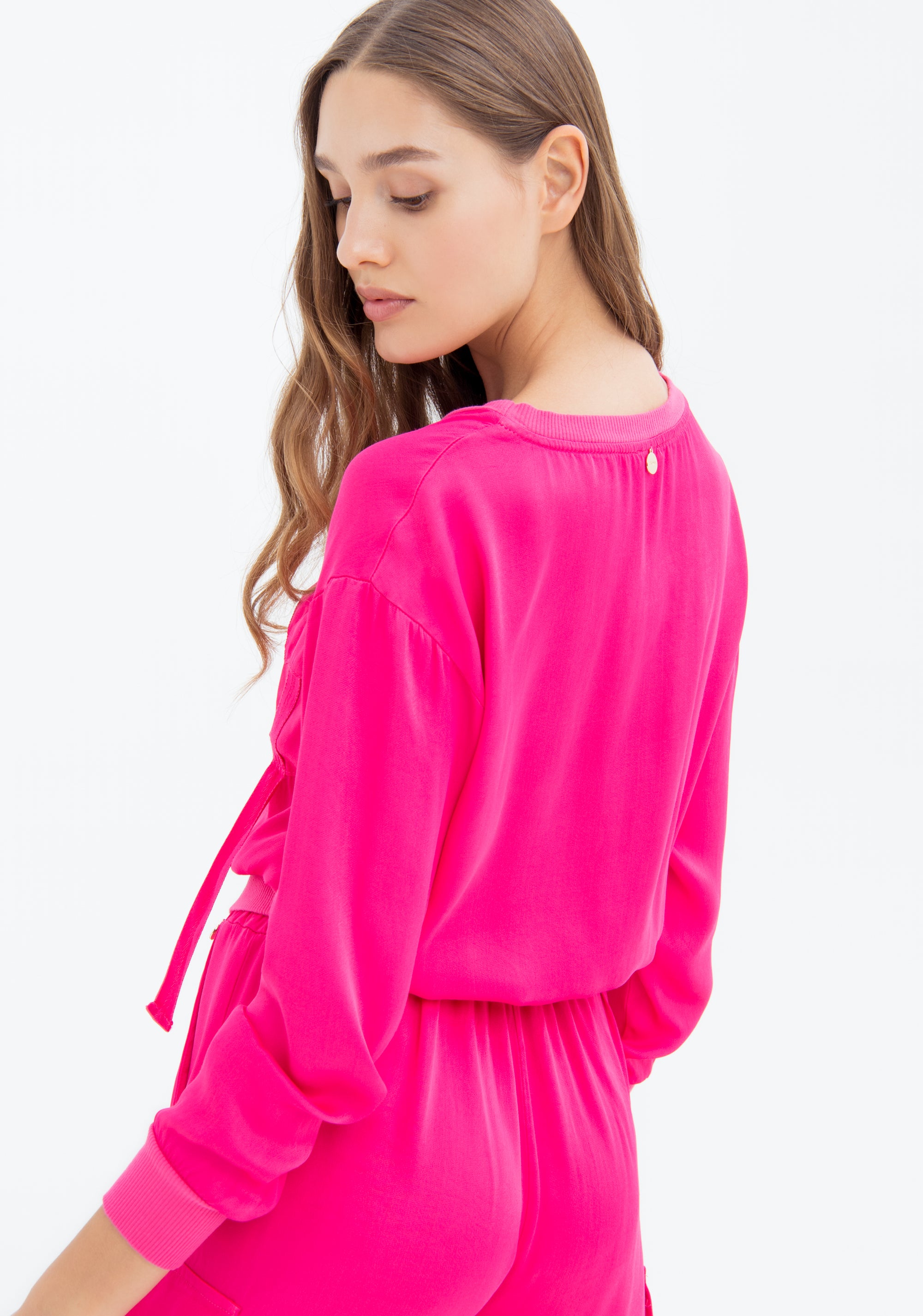 Blusa regular con viscosa