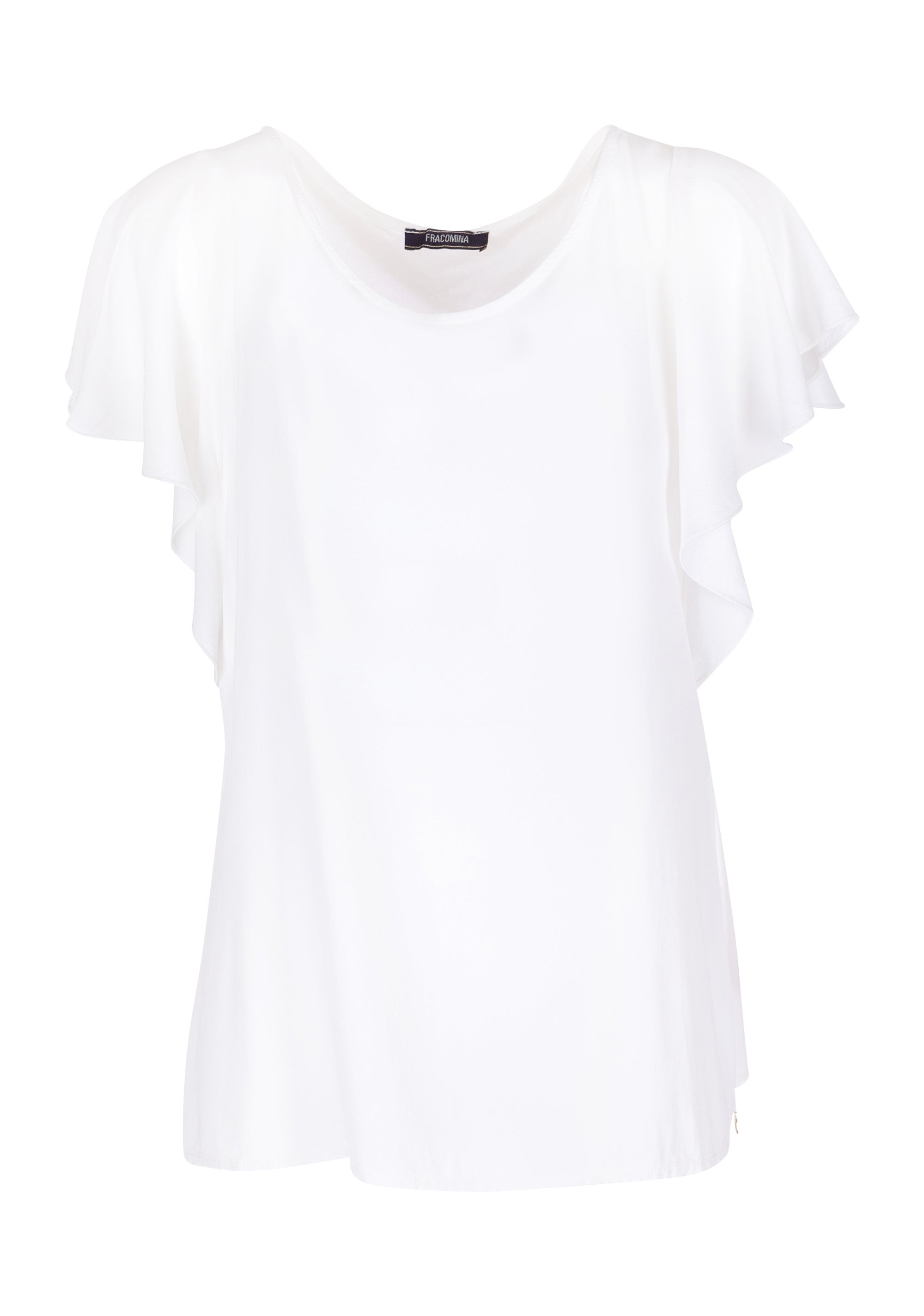 Blusa regular senza maniche in viscosa